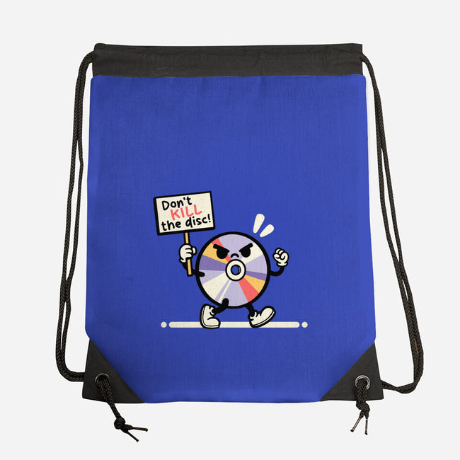 Disc Protest-None-Drawstring-Bag-NemiMakeit