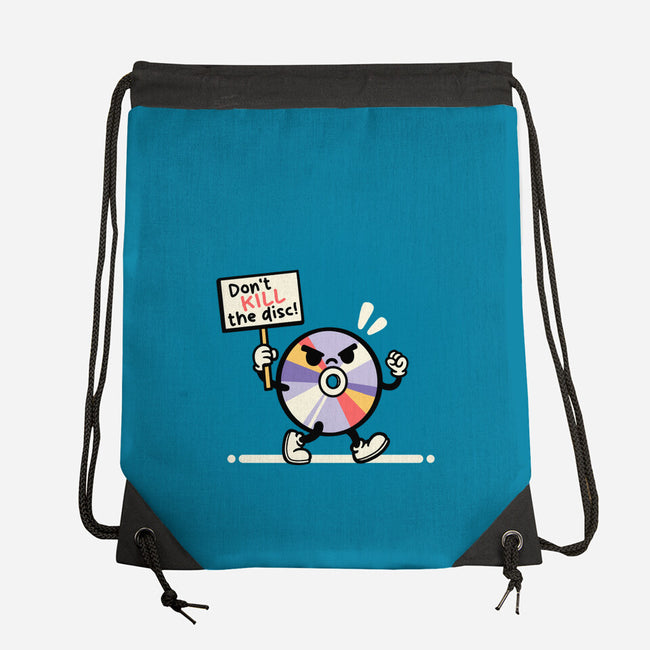 Disc Protest-None-Drawstring-Bag-NemiMakeit