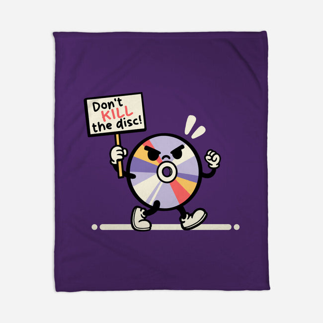 Disc Protest-None-Fleece-Blanket-NemiMakeit