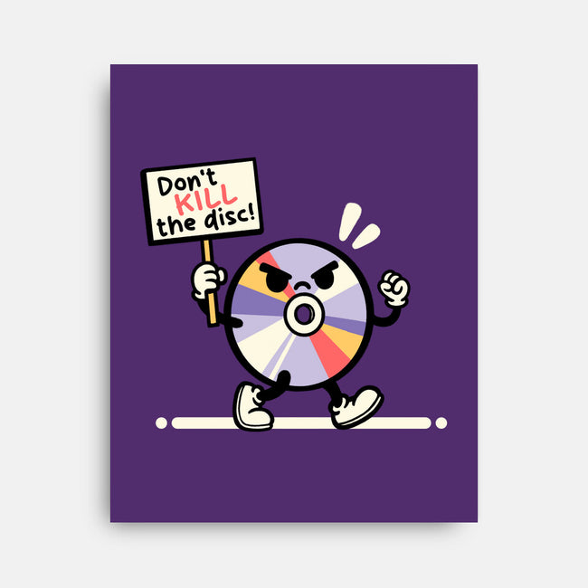 Disc Protest-None-Stretched-Canvas-NemiMakeit