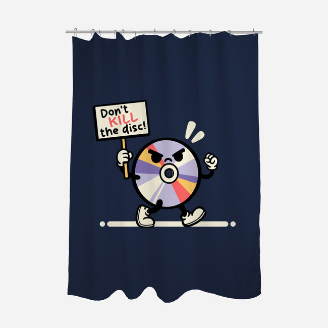 Disc Protest-None-Polyester-Shower Curtain-NemiMakeit