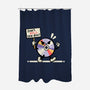 Disc Protest-None-Polyester-Shower Curtain-NemiMakeit