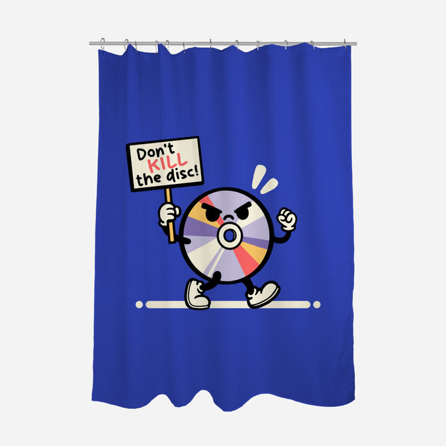 Disc Protest-None-Polyester-Shower Curtain-NemiMakeit