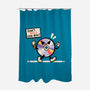 Disc Protest-None-Polyester-Shower Curtain-NemiMakeit
