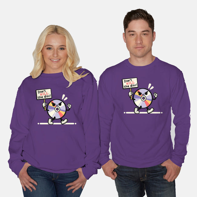 Disc Protest-Unisex-Crew Neck-Sweatshirt-NemiMakeit