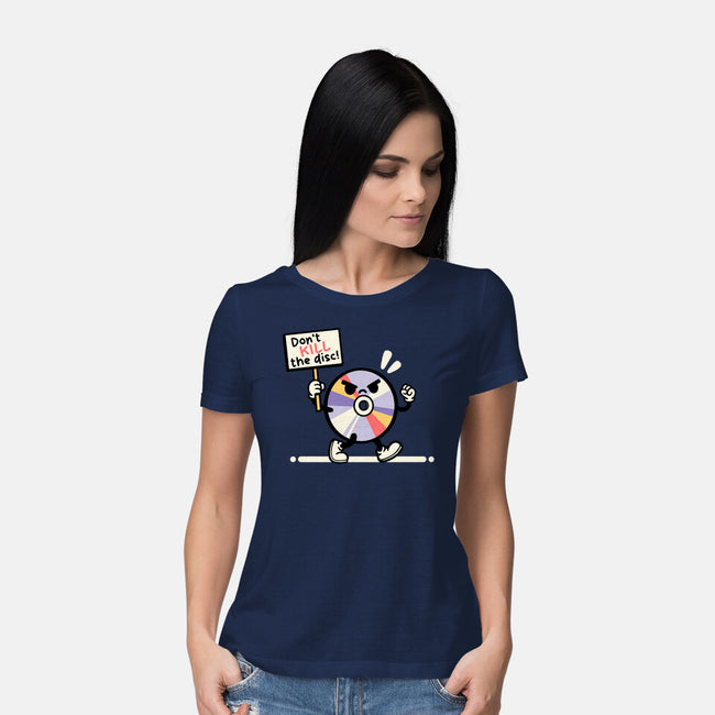 Disc Protest-Womens-Basic-Tee-NemiMakeit