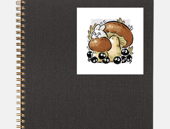 Wandering Soot With Autumn Mushrooms