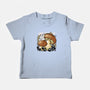 Wandering Soot With Autumn Mushrooms-Baby-Basic-Tee-xMorfina