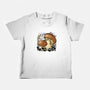 Wandering Soot With Autumn Mushrooms-Baby-Basic-Tee-xMorfina