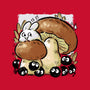Wandering Soot With Autumn Mushrooms-Mens-Basic-Tee-xMorfina