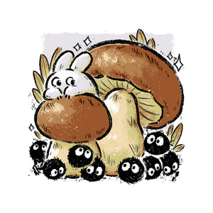 Wandering Soot With Autumn Mushrooms