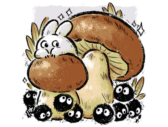 Wandering Soot With Autumn Mushrooms