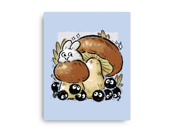 Wandering Soot With Autumn Mushrooms