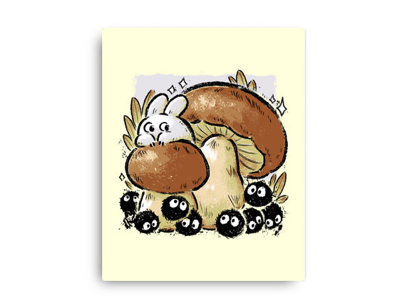 Wandering Soot With Autumn Mushrooms