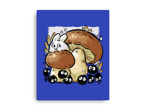 Wandering Soot With Autumn Mushrooms