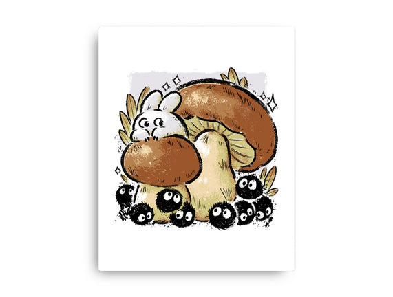 Wandering Soot With Autumn Mushrooms