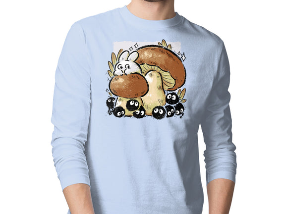Wandering Soot With Autumn Mushrooms