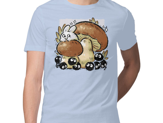 Wandering Soot With Autumn Mushrooms