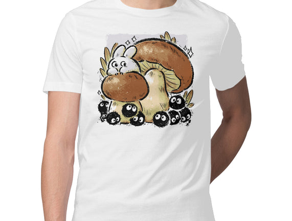 Wandering Soot With Autumn Mushrooms