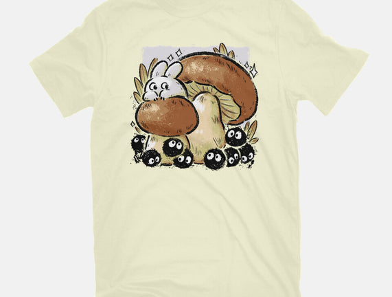 Wandering Soot With Autumn Mushrooms
