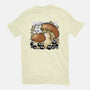 Wandering Soot With Autumn Mushrooms-Mens-Basic-Tee-xMorfina