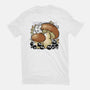 Wandering Soot With Autumn Mushrooms-Mens-Basic-Tee-xMorfina