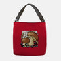Wandering Soot With Autumn Mushrooms-None-Adjustable Tote-Bag-xMorfina
