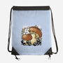Wandering Soot With Autumn Mushrooms-None-Drawstring-Bag-xMorfina