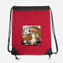 Wandering Soot With Autumn Mushrooms-None-Drawstring-Bag-xMorfina