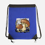 Wandering Soot With Autumn Mushrooms-None-Drawstring-Bag-xMorfina