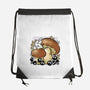 Wandering Soot With Autumn Mushrooms-None-Drawstring-Bag-xMorfina