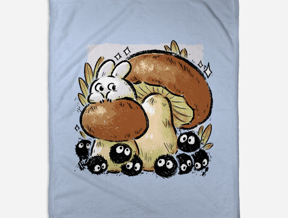 Wandering Soot With Autumn Mushrooms