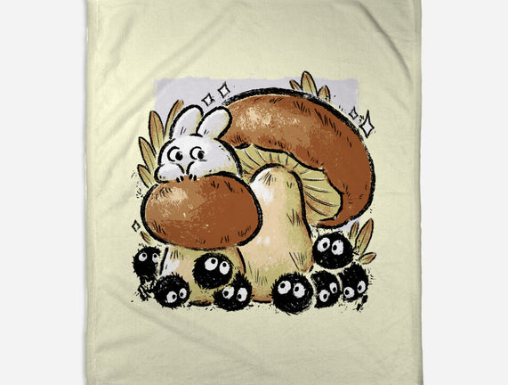 Wandering Soot With Autumn Mushrooms