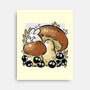 Wandering Soot With Autumn Mushrooms-None-Stretched-Canvas-xMorfina
