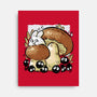 Wandering Soot With Autumn Mushrooms-None-Stretched-Canvas-xMorfina