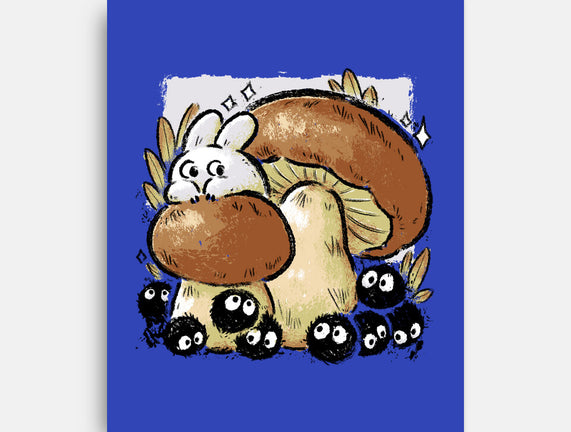 Wandering Soot With Autumn Mushrooms