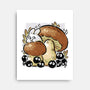 Wandering Soot With Autumn Mushrooms-None-Stretched-Canvas-xMorfina