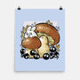 Wandering Soot With Autumn Mushrooms-None-Matte-Poster-xMorfina