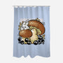 Wandering Soot With Autumn Mushrooms-None-Polyester-Shower Curtain-xMorfina
