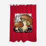 Wandering Soot With Autumn Mushrooms-None-Polyester-Shower Curtain-xMorfina