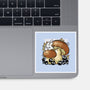 Wandering Soot With Autumn Mushrooms-None-Glossy-Sticker-xMorfina
