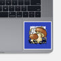 Wandering Soot With Autumn Mushrooms-None-Glossy-Sticker-xMorfina