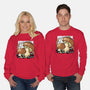 Wandering Soot With Autumn Mushrooms-Unisex-Crew Neck-Sweatshirt-xMorfina