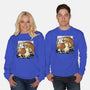 Wandering Soot With Autumn Mushrooms-Unisex-Crew Neck-Sweatshirt-xMorfina