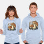 Wandering Soot With Autumn Mushrooms-Unisex-Pullover-Sweatshirt-xMorfina