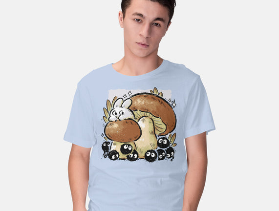 Wandering Soot With Autumn Mushrooms