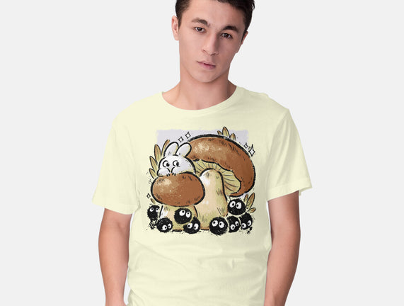 Wandering Soot With Autumn Mushrooms