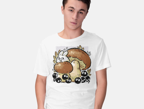 Wandering Soot With Autumn Mushrooms