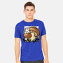 Wandering Soot With Autumn Mushrooms-Mens-Heavyweight-Tee-xMorfina