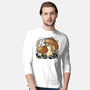 Wandering Soot With Autumn Mushrooms-Mens-Long Sleeved-Tee-xMorfina